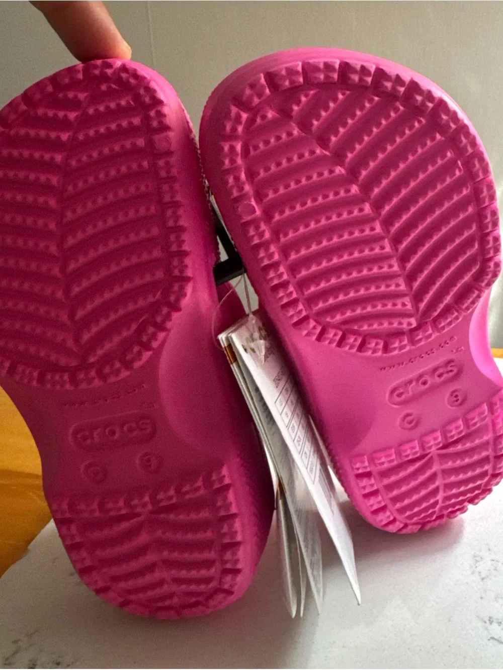 Crocs Kids Pink Baya Clogs - C9 US Size
